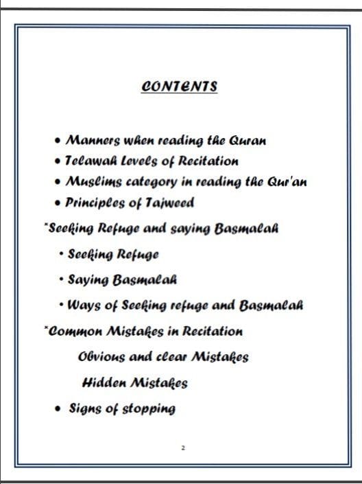 Perfect Tajweed Learning Book for Every Muslim